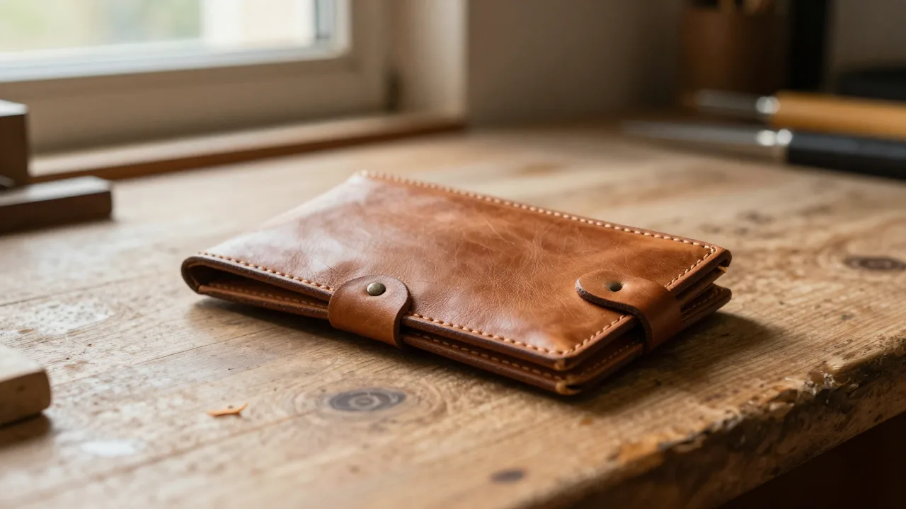 Corte — Vegetable-tanned leather wallets